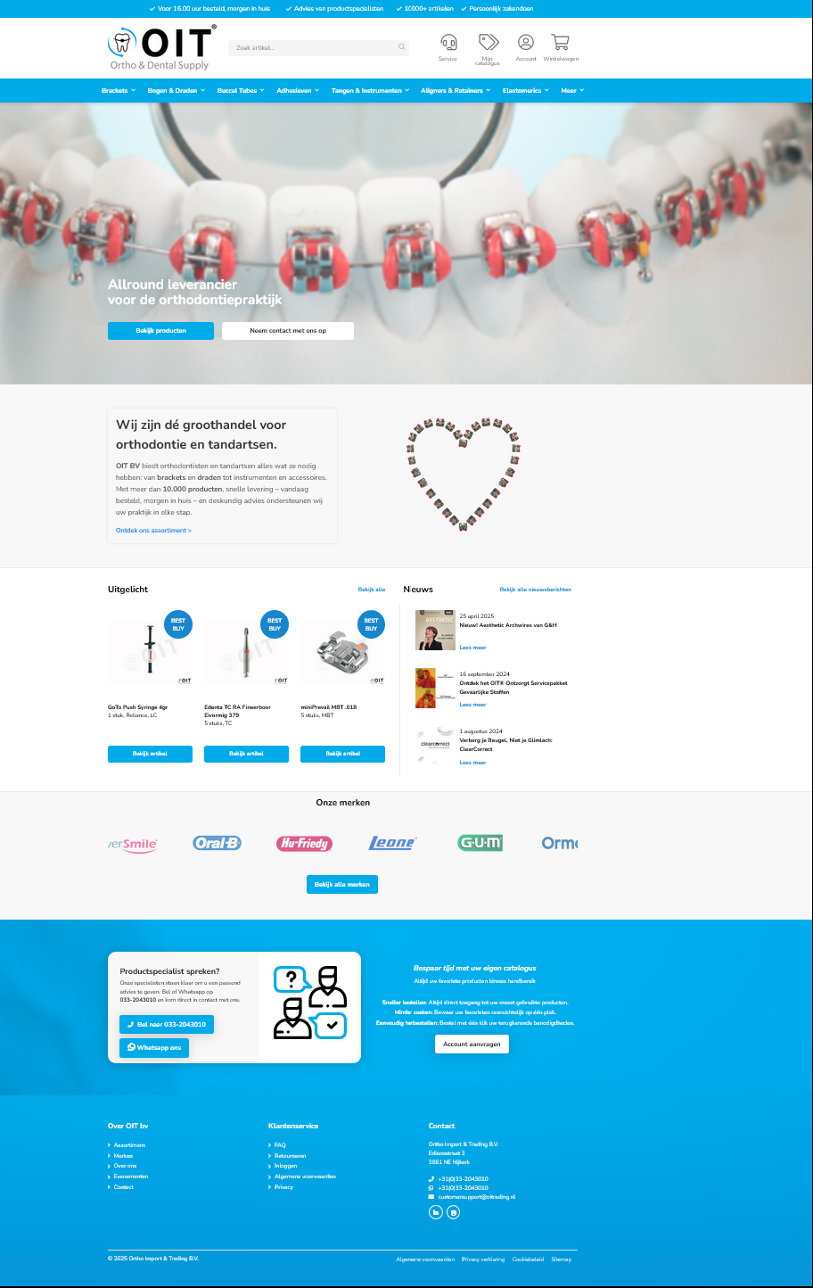 Orthodontic braces